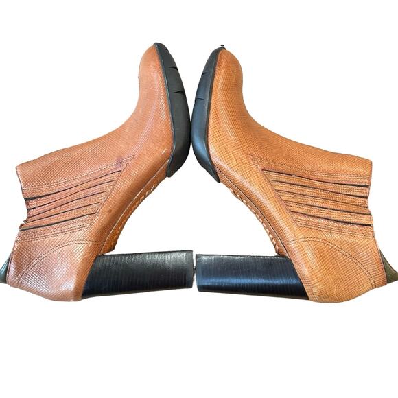 Cole‎ Haan Nike G Series Technical Soles Ankle Boot Size 9.5 Leather Brown - Picture 5 of 13